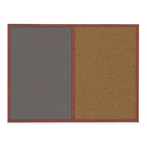 Sliding Door Indoor Enclosed Corkboard, 3